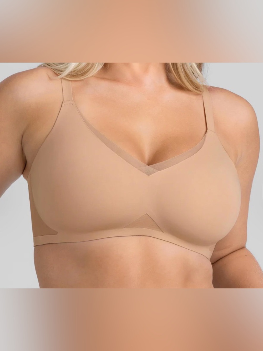 Honeylove Smooth Nude Wireless T-Shirt Bra 36 D/DD